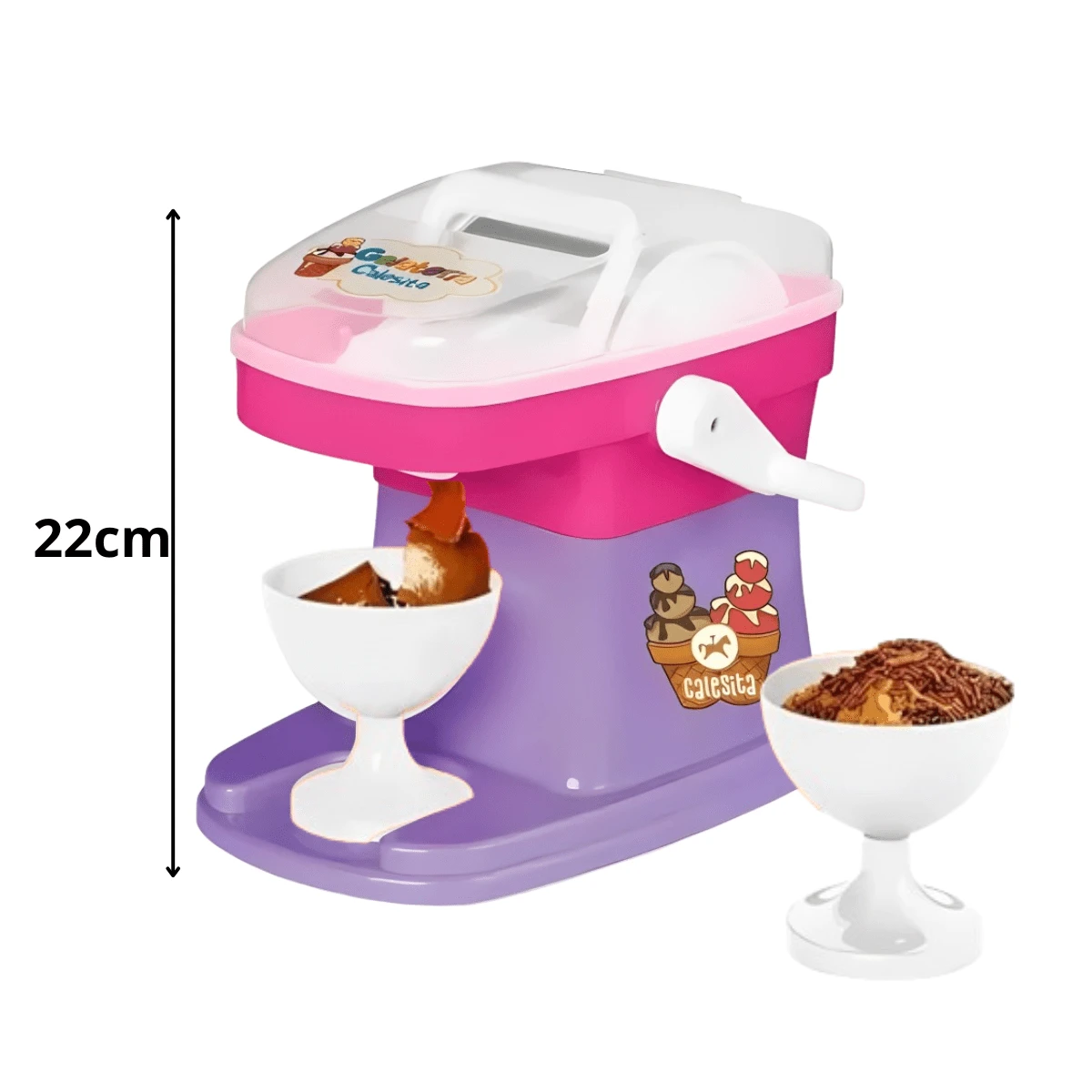 Máquina De Fazer Sorvete Infantil Gelateria De Brinquedo Colorida ...
