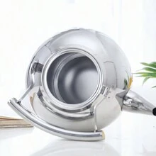1pc Stainless Steel Thickened Teapot/Coffee Pot With Filter, Suitable For Brewing Tea, Coffee, Milk, Juice, Ideal For Outdoor, Wedding, Party, Gift, Birthday, Christmas And Other Occasions - Multicolor - View 5