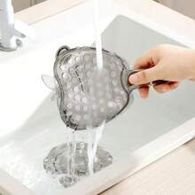 [1 Pacote] Cesta de Drenagem de Alça de Luxo Leve, Cesta de Rega para Cozinha, Domicílio, Sala de Estar, Fruteira Pequena Exquisita de Dupla Camada para Lavagem de Frutas