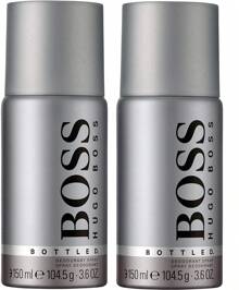 Hugo Boss Bottled 150ml Mens Gents Deodorant 2 Pack - Fresh - View 1