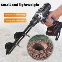 Spiralbohrer Heavy Duty, Gartenwerkzeug aus Metall, Sechskantschaft