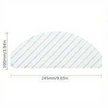 Premium Disposable Mop Pads For Ecovacs Deebot Ozmo T8/T8+, T9 AIVI & N8 Pro Series - Essential Robot Vacuum Cleaner Accessories