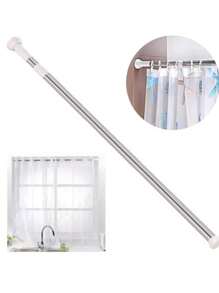 Varao Para Cortina Multiuso Box Varão Bastão Para Banheiro de Extensível Universal Ajustável