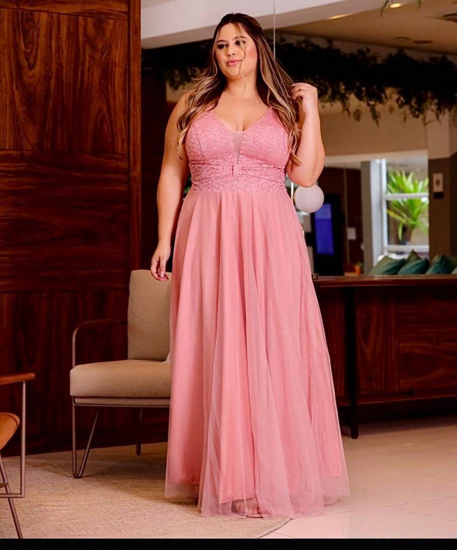 Women Dresses - Rusty Rose - View 1