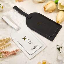 Tag Personalizada para Bagagem, Tag de Bagagem de Couro Personalizada, Tag de Viagem, Presente de Viagem, ID de Mala, Tag de Mochila, Presente para Casal, Lembrancinhas de Festa, Presente para Ela