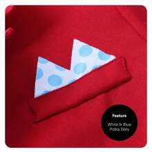 Mr. Fox Costume With Fox Nose Accessory– Stylish Orange Suit With Tail, Storybook Character Outfit For World Book Day, Fancy Dress, Themed Parties, Cosplay, And Halloween - Red/Orange/White - View 4