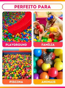 Plastic Ball Kit 50 Units Non-Crushing Colorful For Children's Pool Parties Great Quality Resistant