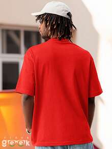 FLUXOGEEK Men T-Shirts - 紅色 - 查看 4