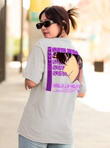 Men T-Shirts - 灰色 - 查看 7
