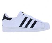 Adidas Superstar Mens Shoes - 白色/黑色 - 查看 3