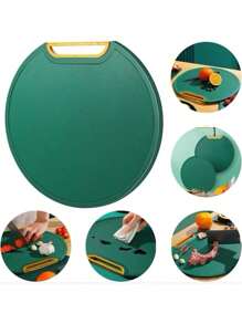 Antibacterial And Mildew Proof Cutting Board Round Chopping Block - Verde - Ver 3