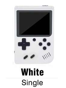 1pc Handheld Game Console With 400 Nostalgic Classic Retro Games Portable Mini Russian Old-Fashioned Handheld Gaming Console Supports Double-Player Game Handles Support TV Connection Rechargeable Holiday Gift For Husband And Boyfriend