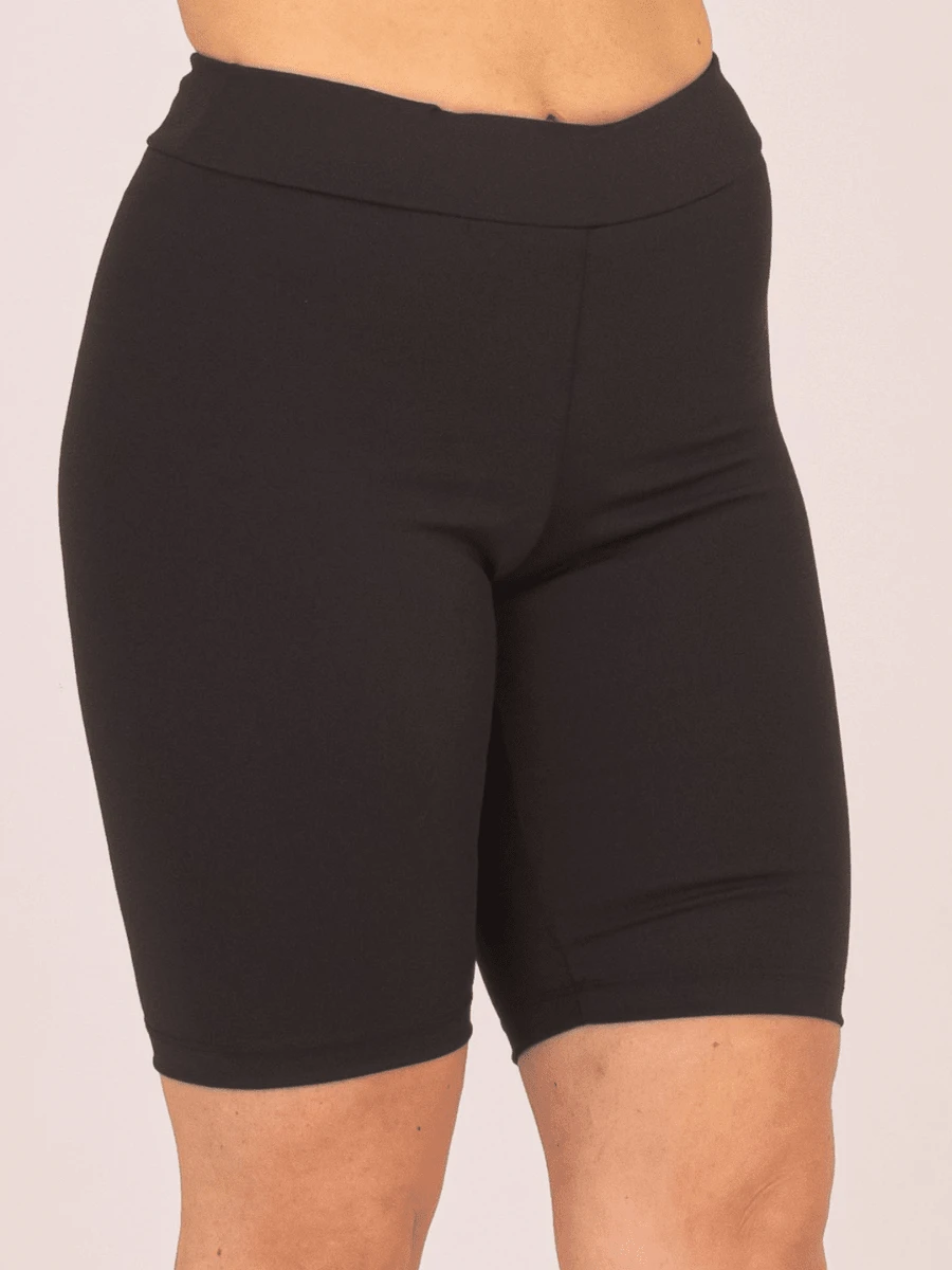 Women's Bermuda Shorts With UV50 Protection Anti-Chafing Fitness Beach Pool Sports S To GG Lavin Basic - 黑色 - 查看 1