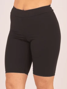 Women's Bermuda Shorts With UV50 Protection Anti-Chafing Fitness Beach Pool Sports S To GG Lavin Basic - 黑色 - 查看 2