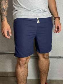 Kit 3 Bermuda Shorts Mauricinho In Premium Linen Shorts - Navy Blue - View 2