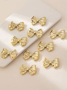 Fashionable & Minimalist Gold/Leopard Print Butterfly DIY Decor (Random Mixed), Suitable For Making Women's Earrings, Necklaces, Phone Cases, Bags, Pendants, And Other Accessories, Ideal For Holiday Gifts Like Mother's Day, Halloween, Christmas, Valentine's Day, New Year, Charming Jewelry Making Materials - Multicolor - View 8