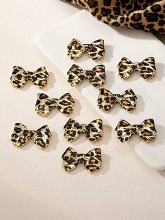 Fashion Popular Simple Gold/Leopard/ Butterfly DIY Jewelry (Random Mixed Pack), Suitable For Making Ladies Earrings Necklaces Cell Phone Cases Bags Pendant Jewelry, Suitable For Making Holiday Gifts,Suitable For Making Mother's Day Gifts,Halloween,Christmas