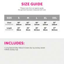 Men's Green And Yellow Jockey Costume Set – Horse Racing Fancy Dress Outfit – Sports Theme Party & Halloween Cosplay - Green And Yellow - View 4