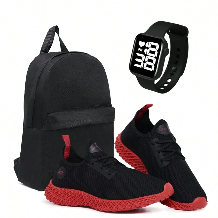 Men Sneakers - Đỏ - Xem 1
