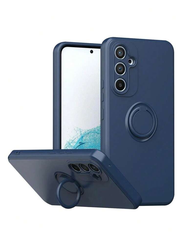 Custodia 4-in-1 Per Doogee N55 Pro: Cover TPU Antiurto + Cinturino Da Polso + Laccio Da Collo + Anello Porta Cellulare