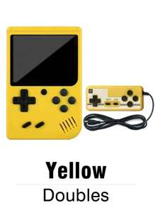1pc Handheld Game Console With 400 Nostalgic Classic Retro Games Portable Mini Russian Old-Fashioned Handheld Gaming Console Supports Double-Player Game Handles Support TV Connection Rechargeable Holiday Gift For Husband And Boyfriend