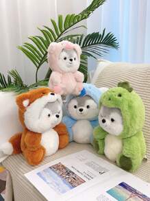 Cute Cartoon Animal Plush Toys, Koala Plush Pig Plush Fox Plush Dinosaur Plush Soft Stuffed Animals Plushies, Creative Animal Plush Doll Birthday Gift For Girls Home Decoration Christmas Gifts Festival Decor - Multicolor - View 2