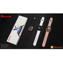 Smarwatch S10 Microwear Series 10 Smart Watch CHAT GPT Dynamic Island 48mm Compass Release Date 2025 - 白色 - 查看 3