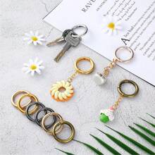 10 Pcs 30mm Hinged Carabiner Rings For Bag Straps And Other Crafts - Bạc - Xem 6