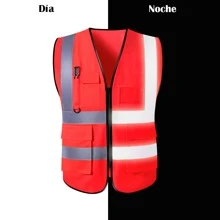 Vmingo Reflective Firefighter Industrial Vest 5 Pieces - 紅色 - 查看 2