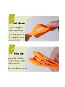 1PC Silicone Automatic Bookmark, A Unique Bookmark Page Holder Designed For Reading Enthusiasts, A Marker Clip Bookmark Reading Gift