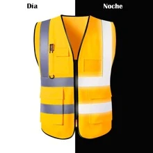 Vmingo Reflective Firefighter Industrial Vest 5 Pieces - Yellow - View 2