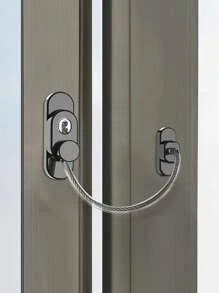 1pc Child Window Lock Safety Lock High-Rise Fall Prevention Push-Pull Limiter Window Lock Outward Opening Anti-Theft Window Lock Buckle To Prevent Babies And Pets From Randomly Flipping And Causing Accidental Injury - Multicolor - View 12