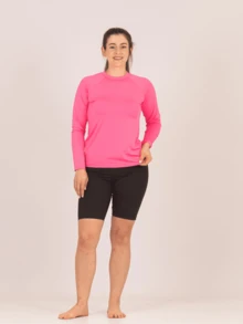 Women's Bermuda Shorts With UV50 Protection Anti-Chafing Fitness Beach Pool Sports S To GG Lavin Basic - 黑色 - 查看 6