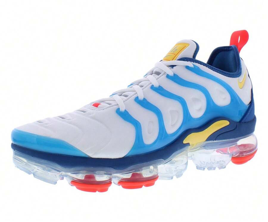 Nike Vapormax Plus Mens Shoes - White/Citron Pulse - View 1