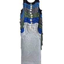 CIMA BONETERIA Camiseta Interior para caballero 100% Algodon 12 piezas diferentes tallas y colores camiseta larga de resaque para hombre - Blanco - Ver 2