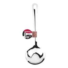 Kit 5 Utensilios De Cozinha Aco Inox Concha Escumadeira Espatula Vazada Colher Arroz Espatula Bolo