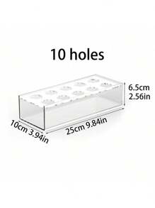 1 件亚克力花瓶透明展示架水培保鲜植物盒，矩形家居装饰花架，防漏，适用于婚礼桌面中心装饰，DIY 花盒户外装饰 - 彩色 - 查看 5