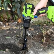 Spiralbohrer Heavy Duty, Gartenwerkzeug aus Metall, Sechskantschaft