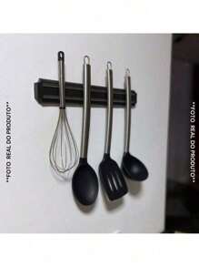 Kit 65 Magnetic Bar 33cm Knife Holder Tools Utensils Wall Mounted With Magnet Multipurpose Knife Holder