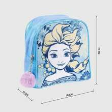 Cerdá Disney Mochila Infantil de Frozen - Cierre de Cremallera con Pompón - 18 x 21 x 10 cm - Mochila Pequeña con Costuras Reforzadas - Multicolor - Ver 5