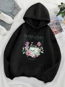 Caduceus Clay's Tea Co. D D Dungeon Master Big Size Women Hoodie Sweatwomen Hoodies For Women - Black - View 1