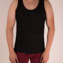 CIMA BONETERIA Camiseta Interior para caballero 100% Algodon 12 piezas diferentes tallas y colores camiseta larga de resaque para hombre - Blanco - Ver 3