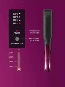 Plancha para alasiar el cabello con placa ancha REMIGTON, con control de temperatura, Alasiador - Tipo de Enchufe A USA (110-127V) - Ver 3