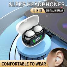 Mini Truly Wireless Earbuds, Invisible High-Quality Noise-Proof Earphones With Touch Control & Dual Earbuds Communication For Sleep, Work And Class - White - View 8