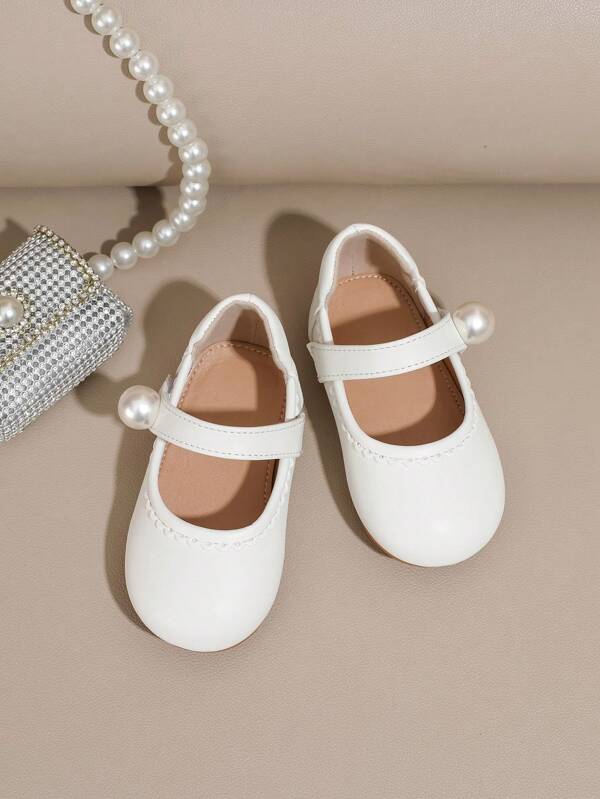 Girls' Casual Flat Shoes, Non-Slip Lightweight And Fashionable, Comfortable PU Material