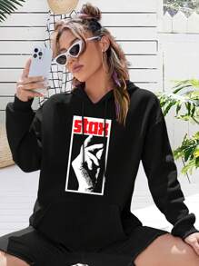 Stax Records Ladies Jacket Blues Jazz Soul Music Big Size Women Hoodie
