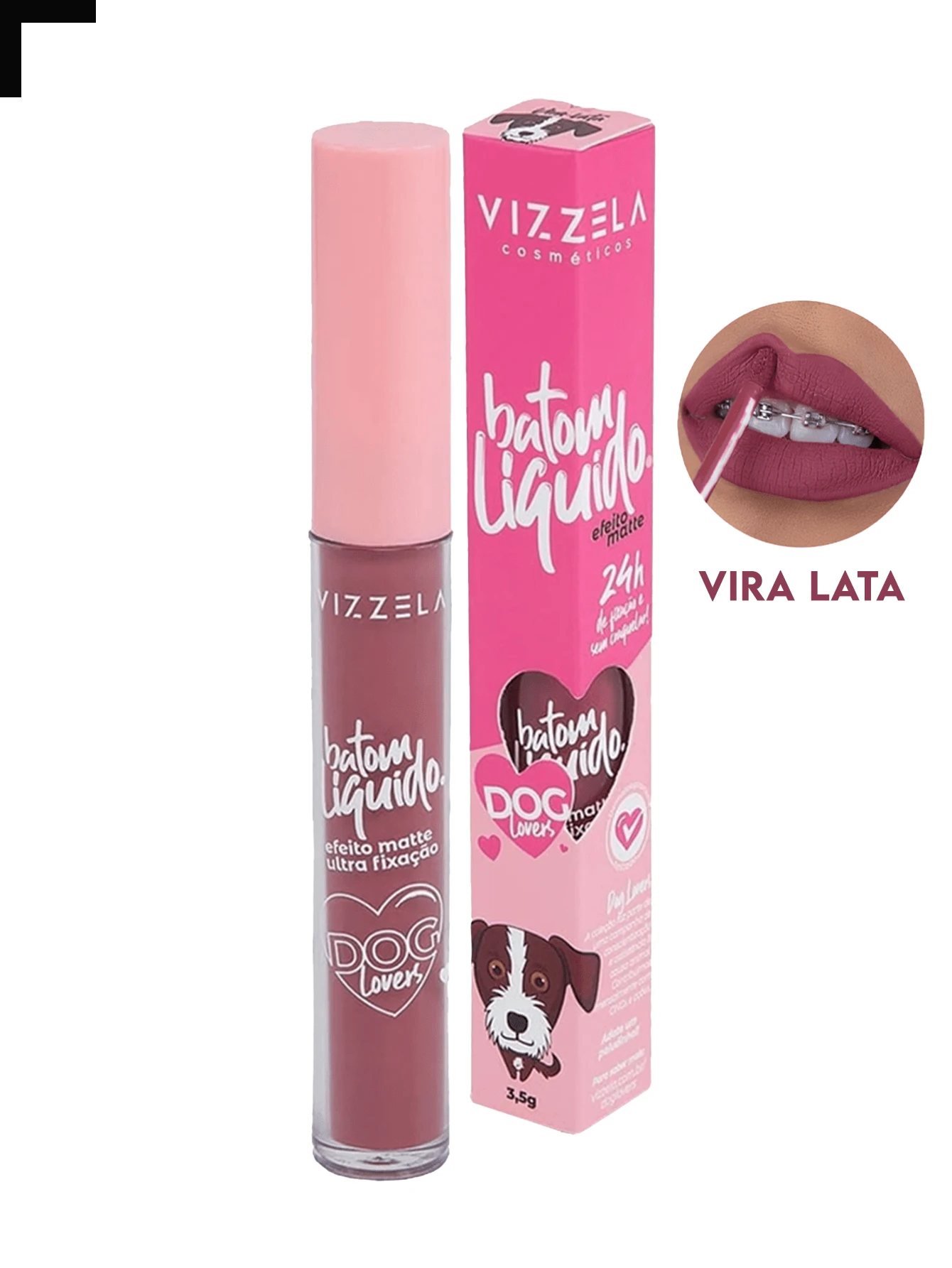 Dog Lovers Vizzela Liquid Lipstick - Chucho - Ver 1