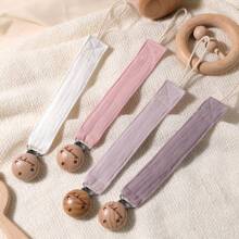 4pcs Personalized Baby Pacifier Clip Cute Polka Dot Print Customized Patterns For Boys And Girls, Custom Baby Pacifier Clip Universal Soothing Clip, - Multicolor - View 16
