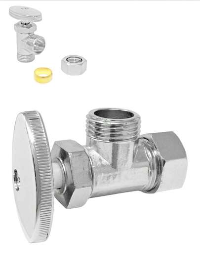 Válvula angular llave angular tipo barril 1/2" x 1/2" llave de paso para baño cocina lavabo fregadero