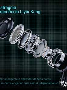 TWS Wireless Headphone Bluetooth 5.3 Headset With Microphone Rs-13 Hmaston Original - màu đen - Xem 5